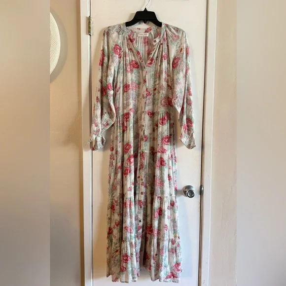 Maison Hotel Agustina Dress in Candy Roses - Picture 2 of 9